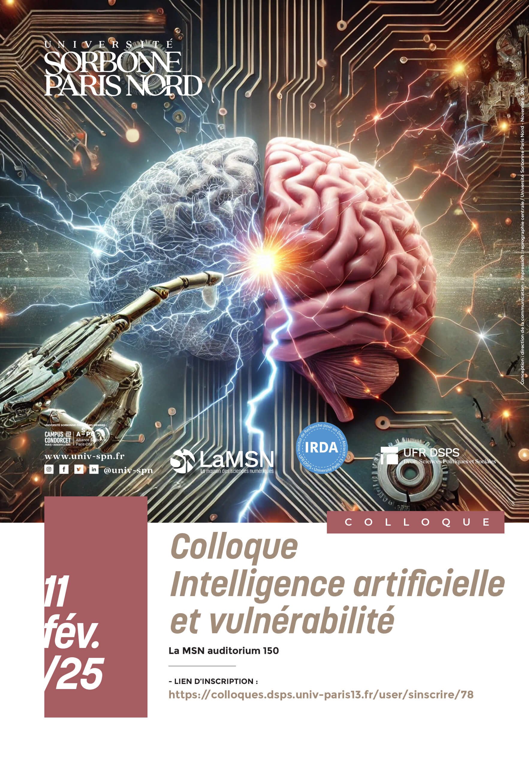 Colloque Intelligence artificielle et vulnérabilité